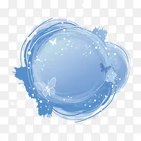 幻彩墨迹边框-空若网 幻彩墨迹边框-空若网