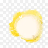 幻彩黄色墨迹边框-空若网 幻彩黄色墨迹边框-空若网