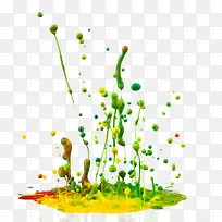 飞溅的彩色水花-空若网 飞溅的彩色水花-空若网