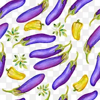 茄子辣椒底纹-空若网 茄子辣椒底纹-空若网