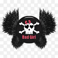 黑色骷髅头-空若网 黑色骷髅头-空若网