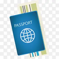 护照png矢量元素-空若网 护照png矢量元素-空若网