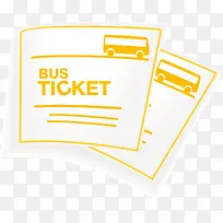 车票png矢量元素-空若网 车票png矢量元素-空若网