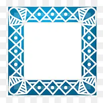 蓝色装饰边框-空若网 蓝色装饰边框-空若网