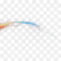 科技感绚丽彩色光带光效-空若网 科技感绚丽彩色光带光效-空若网