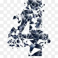 碎玻璃数字-空若网 碎玻璃数字-空若网