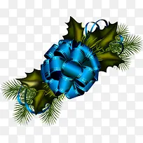 蓝色圣诞节拉花-空若网 蓝色圣诞节拉花-空若网