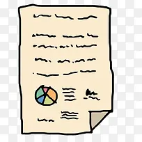 矢量一张折角的纸素材-空若网 矢量一张折角的纸素材-空若网