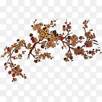 立体时尚梅花卡通效果-空若网 立体时尚梅花卡通效果-空若网