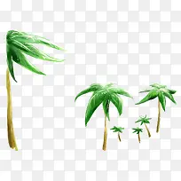 卡通手绘清新夏日椰树-空若网 卡通手绘清新夏日椰树-空若网