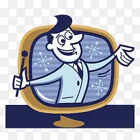 卡通电视里的主持人-空若网 卡通电视里的主持人-空若网