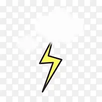 手绘卡通雷电-空若网 手绘卡通雷电-空若网