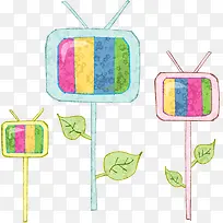 手绘电视儿童画报-空若网 手绘电视儿童画报-空若网