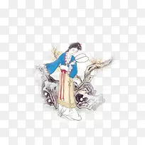 古代美女插画-空若网 古代美女插画-空若网