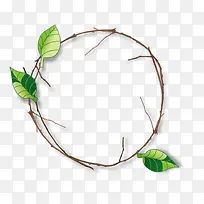 枝叶圆环-空若网 枝叶圆环-空若网