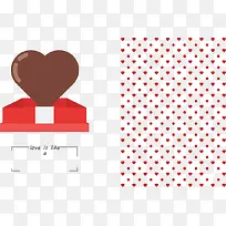 情人节卡片正反面-空若网 情人节卡片正反面-空若网