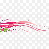 红色线条花纹-空若网 红色线条花纹-空若网