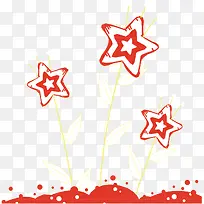 红色星星-空若网 红色星星-空若网