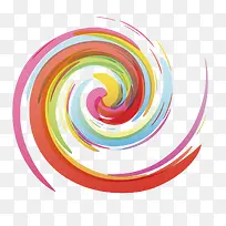彩色旋转图案-空若网 彩色旋转图案-空若网