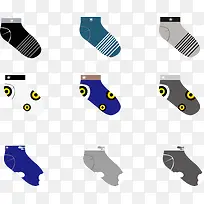 袜子花形矢量图片-空若网 袜子花形矢量图片-空若网