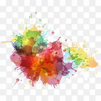 喷溅墨点装饰矢量-空若网 喷溅墨点装饰矢量-空若网