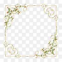 花草典雅边框-空若网 花草典雅边框-空若网