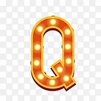 数字字母 字母Q 霓虹灯字体-空若网 数字字母 字母Q 霓虹灯字体-空若网