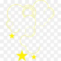 黄色星星花纹-空若网 黄色星星花纹-空若网