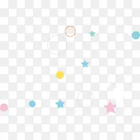 彩色星星漂浮-空若网 彩色星星漂浮-空若网