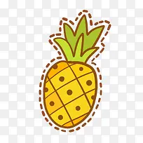 矢量菠萝-空若网 矢量菠萝-空若网