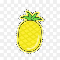 矢量水果菠萝-空若网 矢量水果菠萝-空若网
