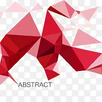 不规则图形红色三角形-空若网 不规则图形红色三角形-空若网