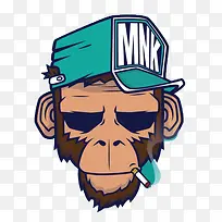 猴子创意插画-空若网 猴子创意插画-空若网