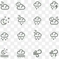 天气图标设计-空若网 天气图标设计-空若网