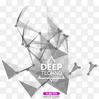 矢量时尚几何音乐海报创意素材-空若网 矢量时尚几何音乐海报创意素材-空若网