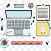 卡通商务笔记本电脑-空若网 卡通商务笔记本电脑-空若网