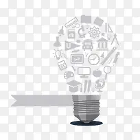 矢量灯泡横幅-空若网 矢量灯泡横幅-空若网