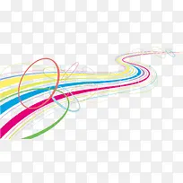 缤纷多彩线条时尚潮流元素-空若网 缤纷多彩线条时尚潮流元素-空若网