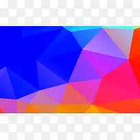 彩色三角形海报背景拼图招聘-空若网 彩色三角形海报背景拼图招聘-空若网