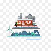 扁平化城市-空若网 扁平化城市-空若网