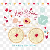 生日贺卡背景矢量-空若网 生日贺卡背景矢量-空若网