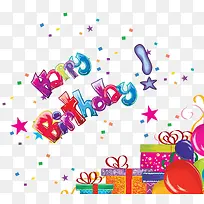 卡通生日背景-空若网 卡通生日背景-空若网