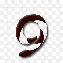 奶油蛋糕字母数字9-空若网 奶油蛋糕字母数字9-空若网