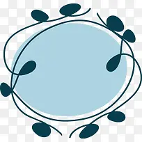 卡通手绘椭圆边框-空若网 卡通手绘椭圆边框-空若网