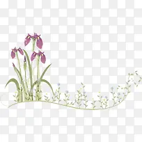 花朵曲线边框-空若网 花朵曲线边框-空若网
