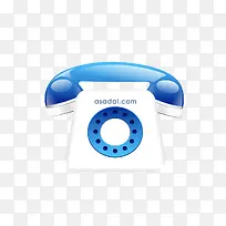 白色电话机模型图片-空若网 白色电话机模型图片-空若网