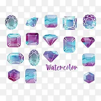 水彩宝石-空若网 水彩宝石-空若网