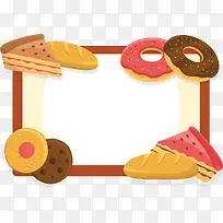 面包蛋糕装饰边框-空若网 面包蛋糕装饰边框-空若网