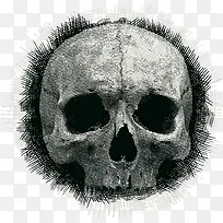 手绘风格骷髅素材矢量-空若网 手绘风格骷髅素材矢量-空若网