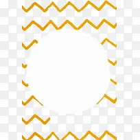 橙色卡通波浪纹矢量图-空若网 橙色卡通波浪纹矢量图-空若网